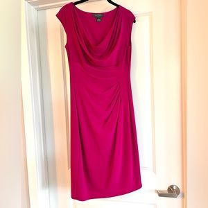 Lauren by Ralph Lauren Size 6 pink / fuscia dress. Mint condition.